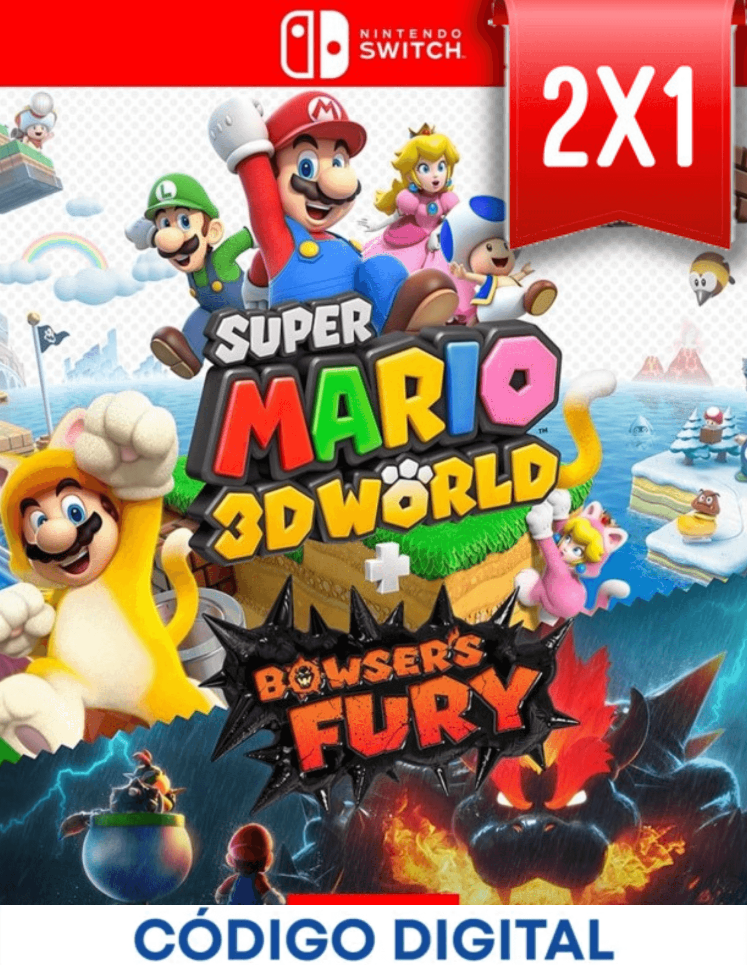 Super Mario 3D World Switch [Codigo Digital]