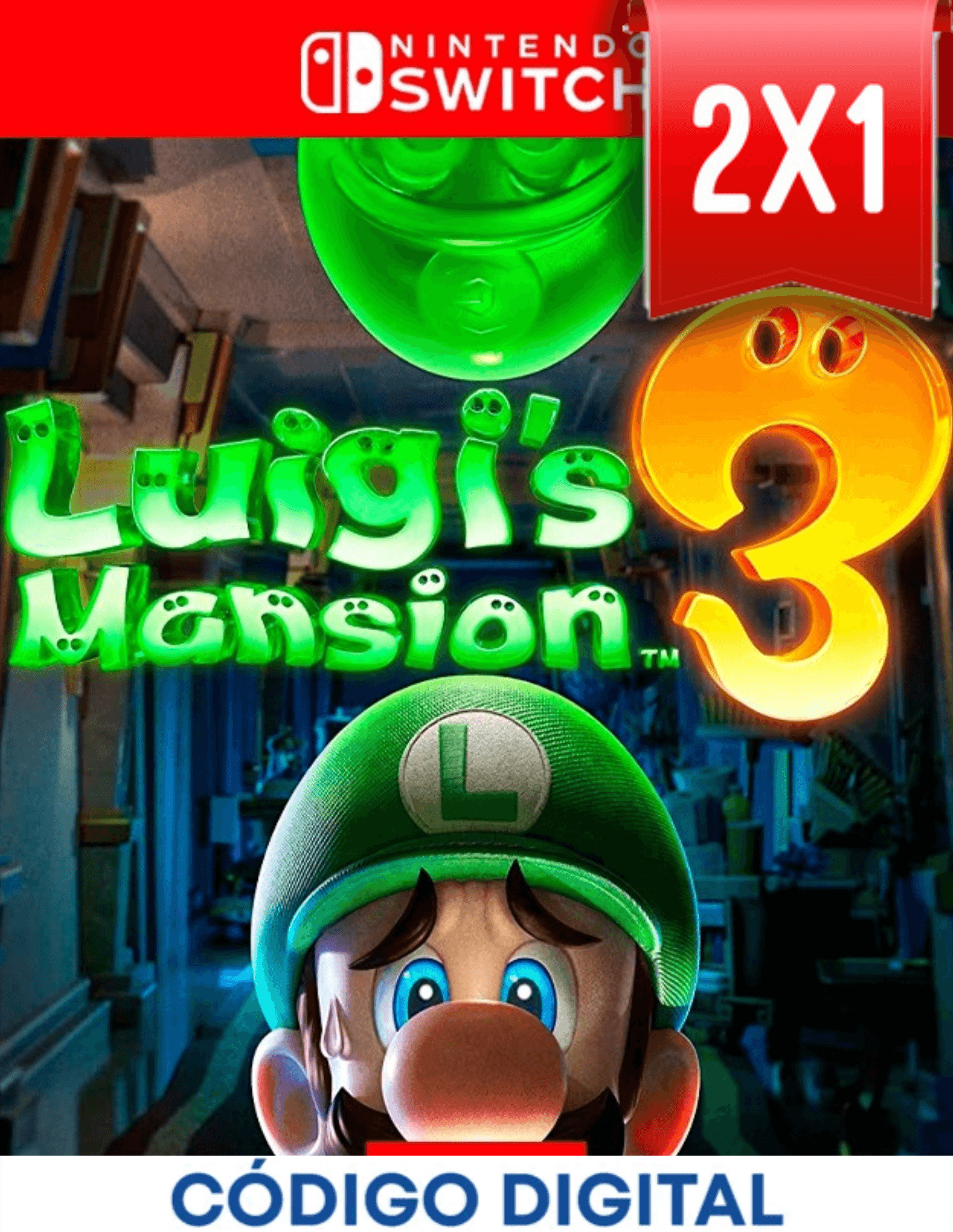 Luigis Mansion 3 Switch [Codigo Digital]