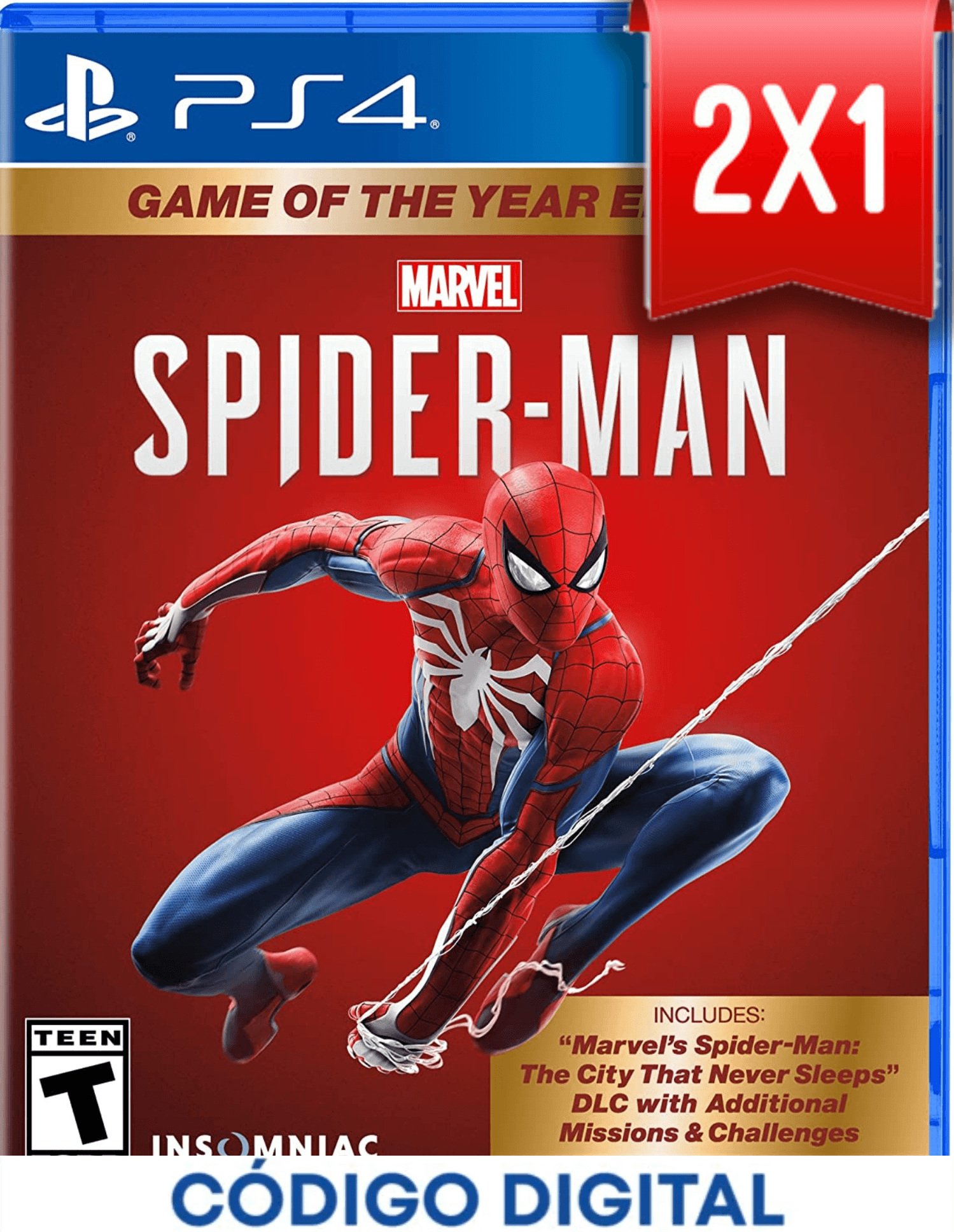 Marvel Spider-Man PS4 [Codigo Digital]