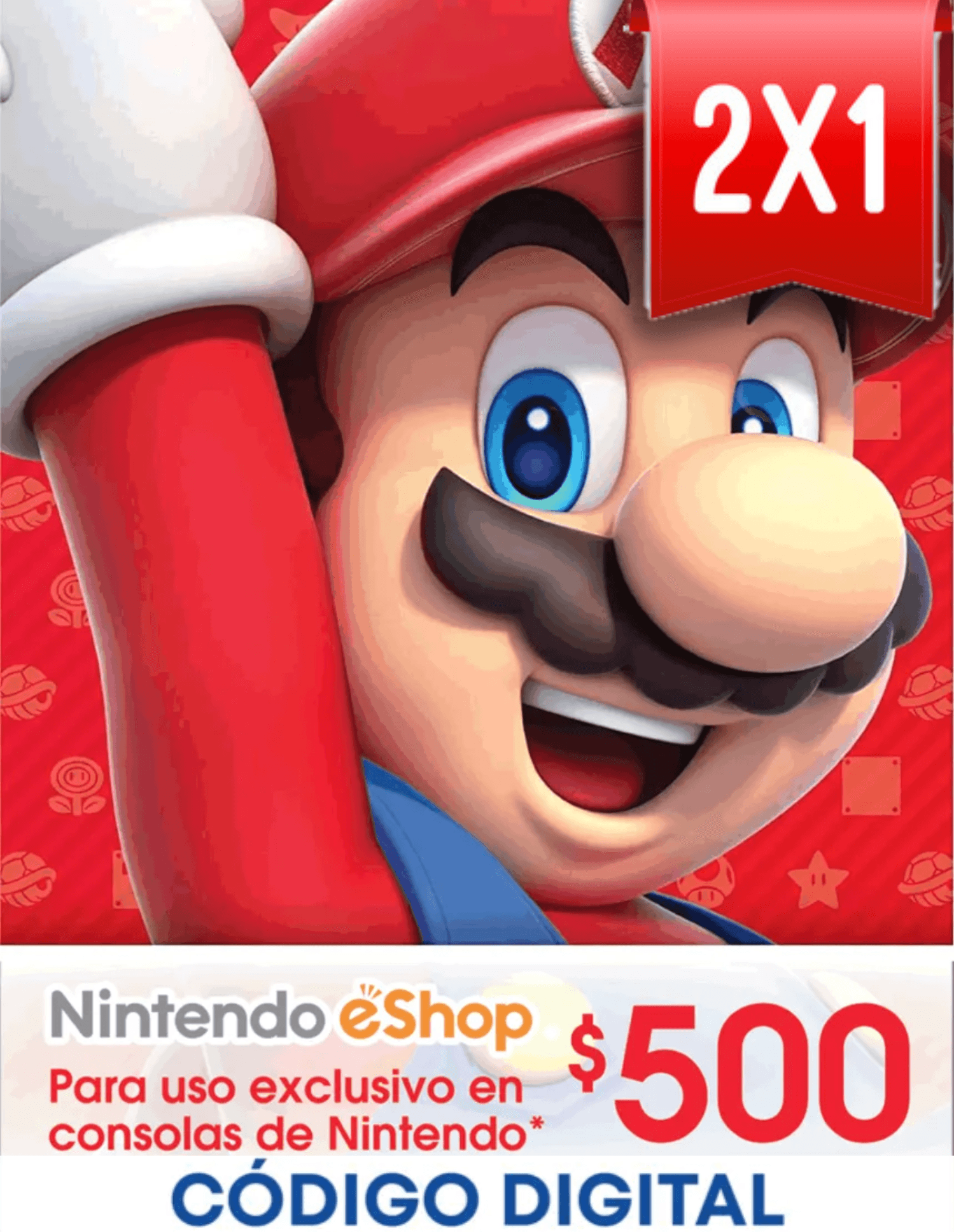 Tarjeta $500 Nintedo eShop [Codigo Digital]