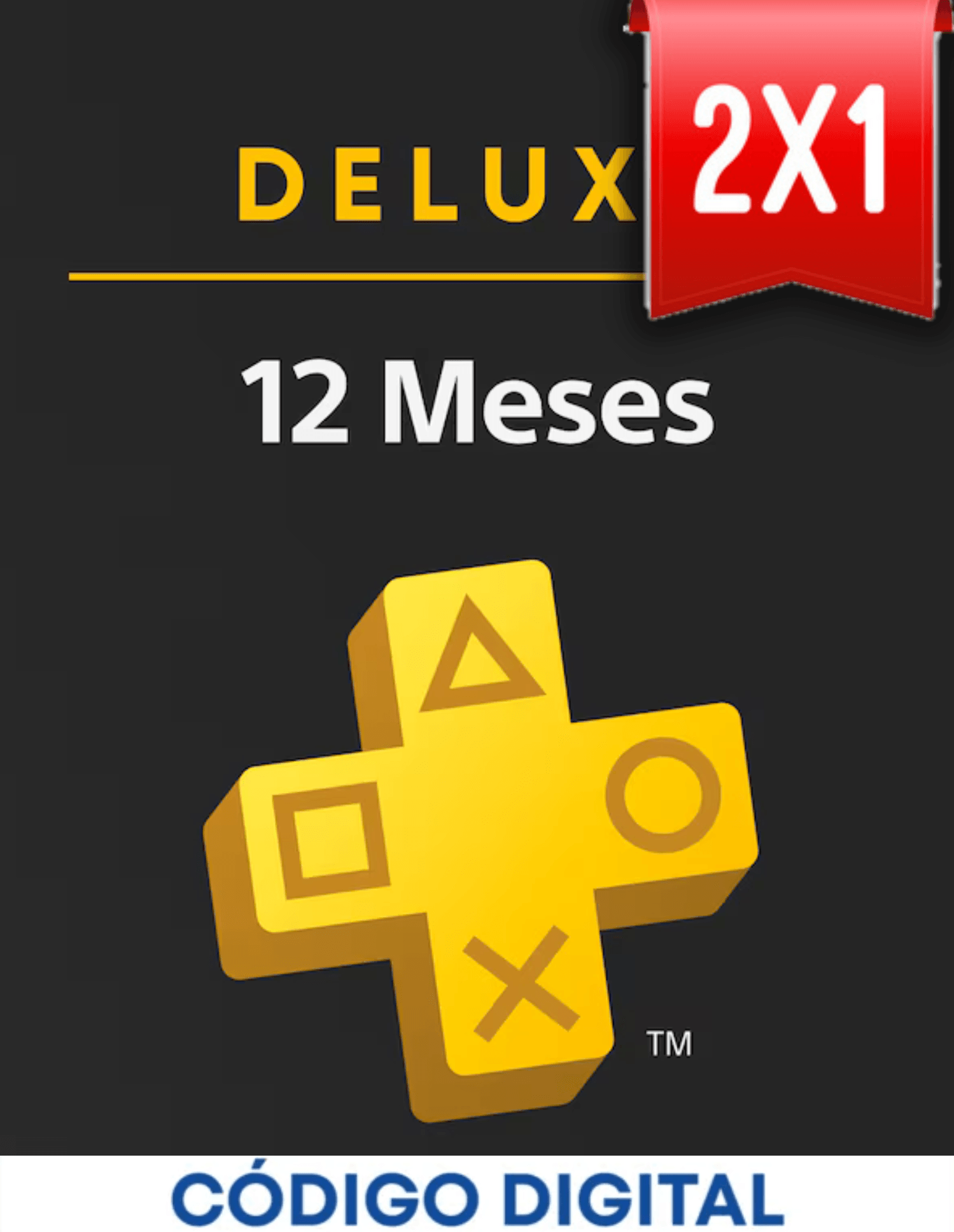12 Meses PSN Plus Deluxe [Codigo Digital]