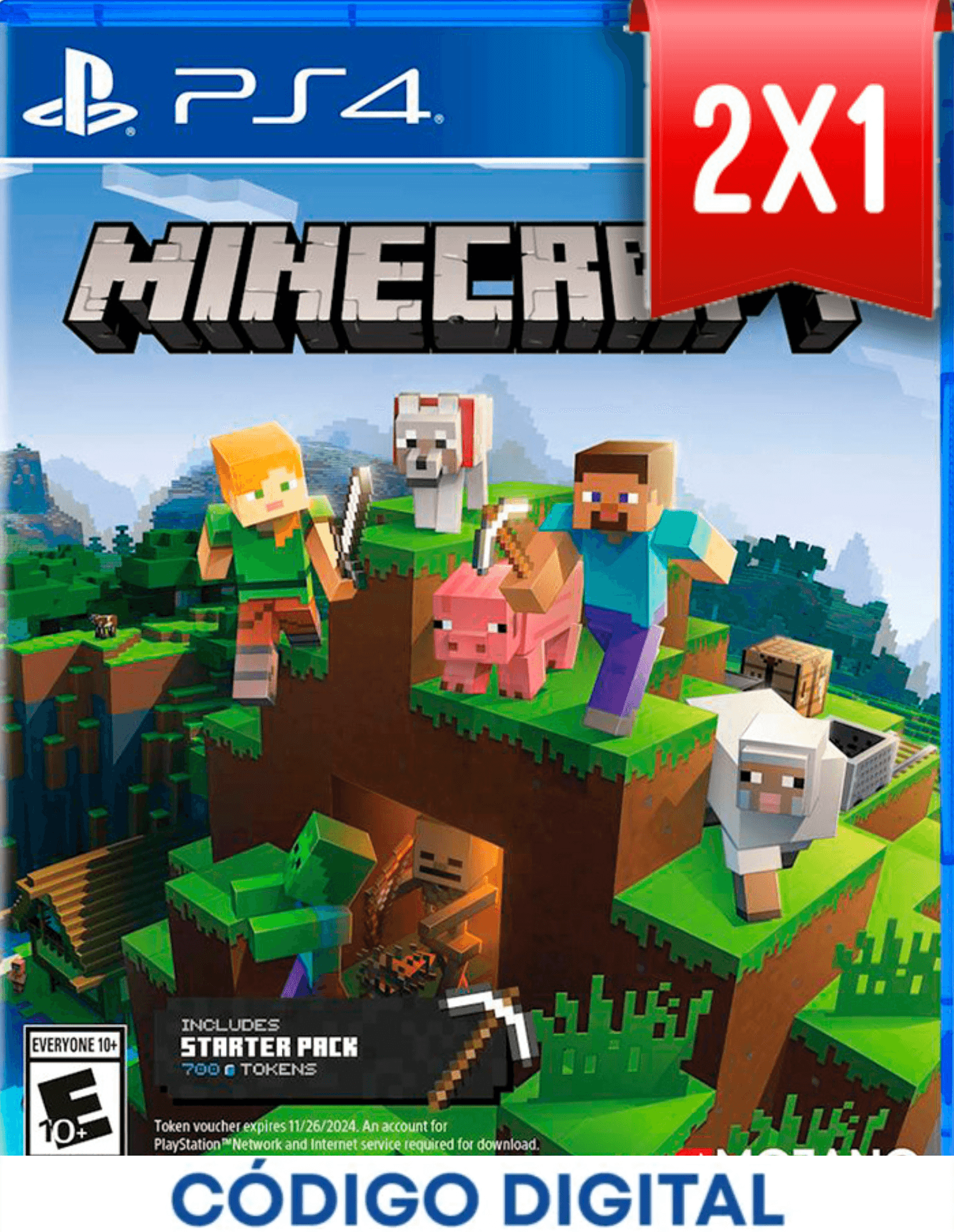 Minecraft PS4 [Codigo Digital]