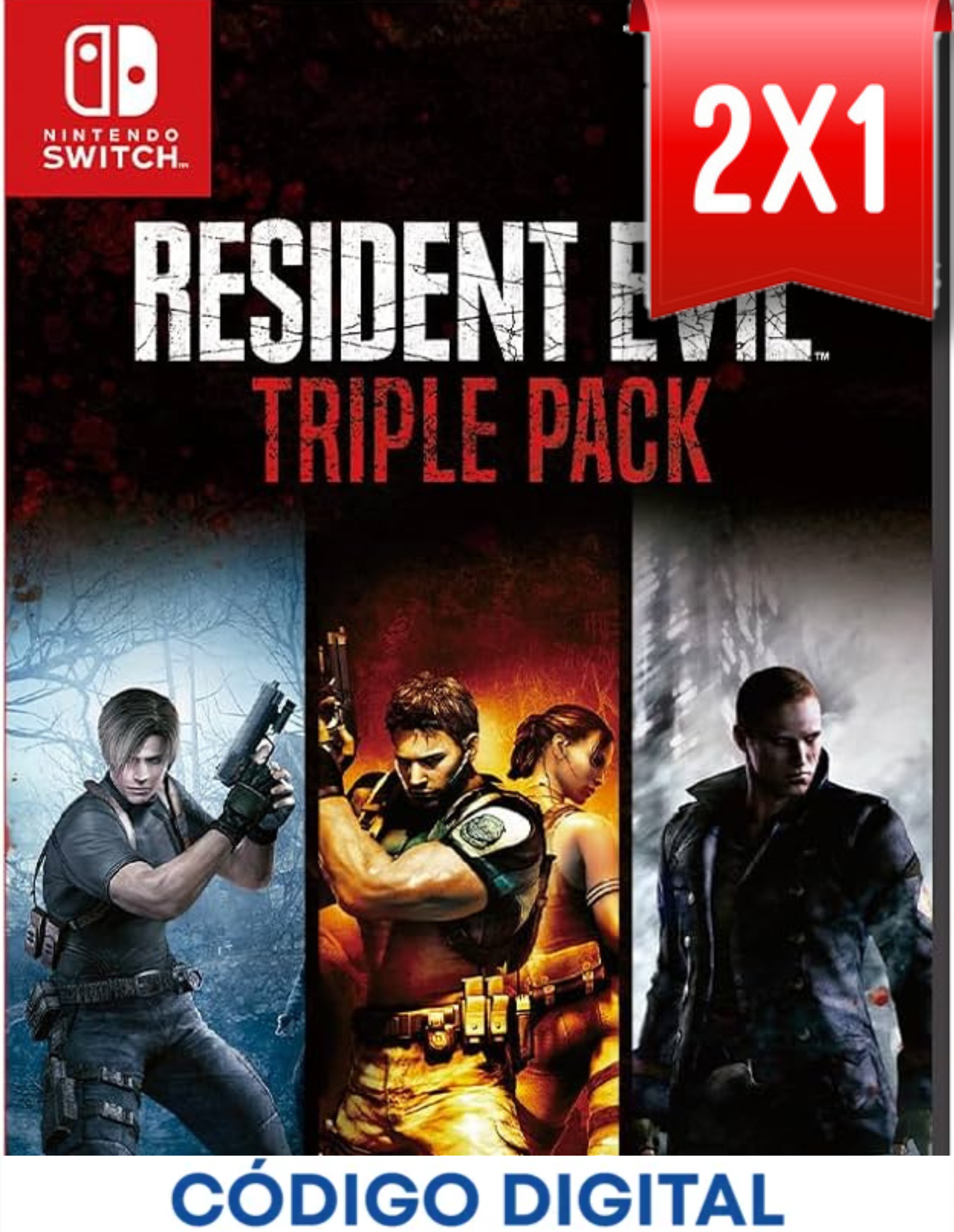 Resident Evil Triple Pack  Switch [Codigo Digital]